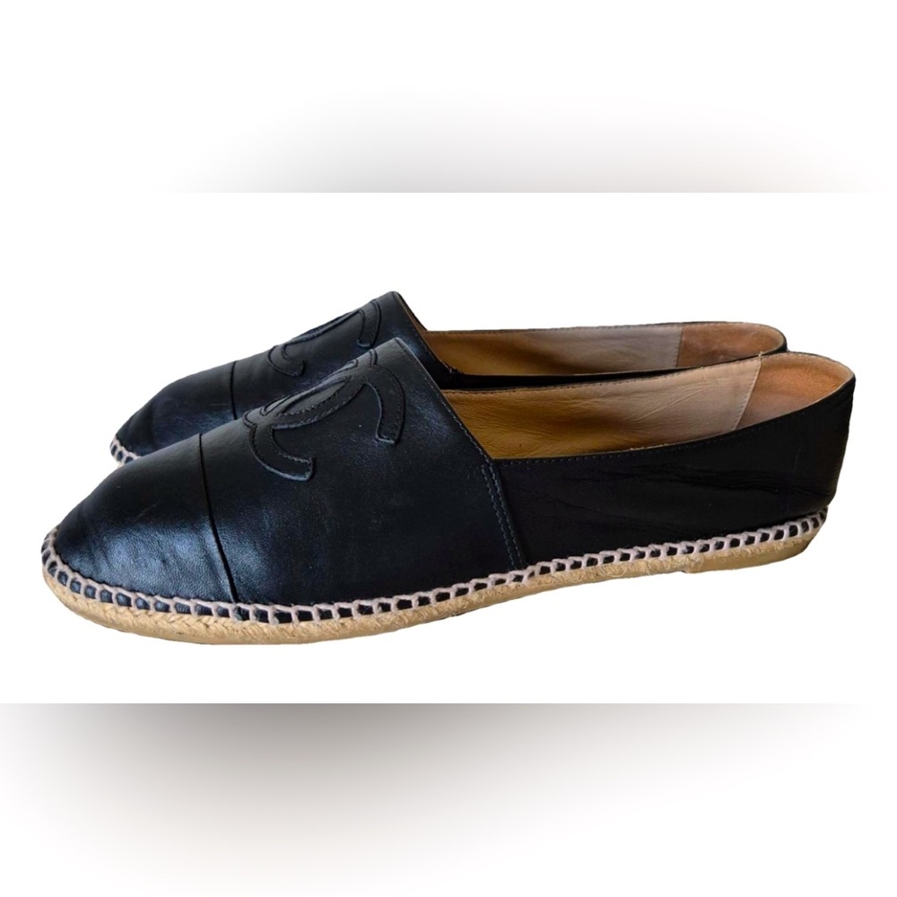 Chanel Leather Espadrilles EU 42